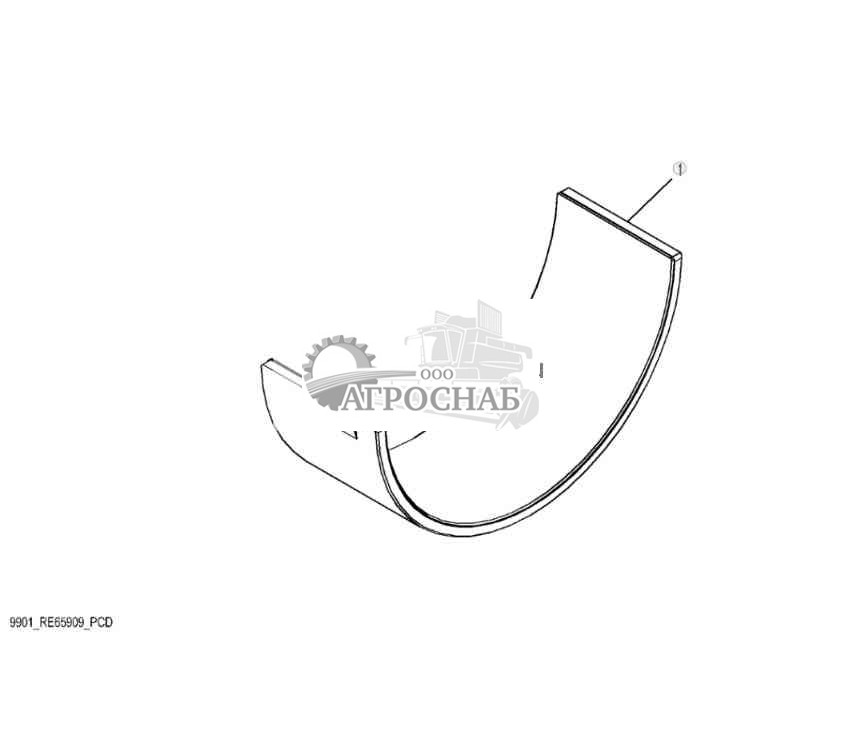 9901 Комплект шатунных подшипников 